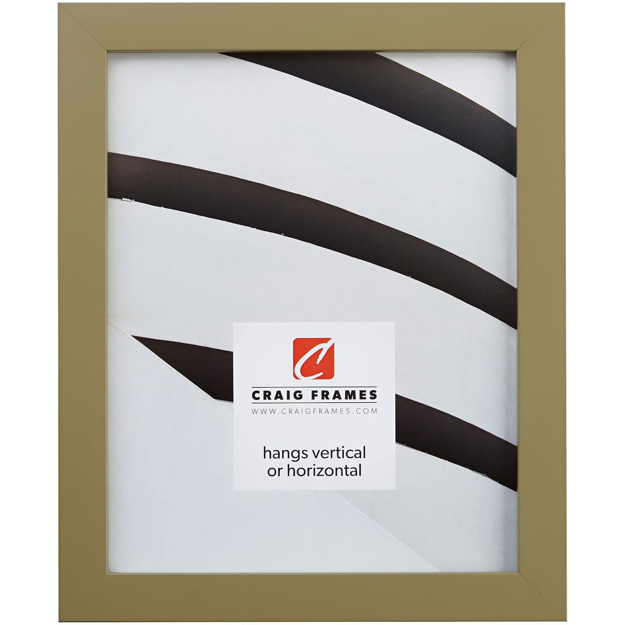 Craig Frames Confetti Olive Green Picture Frame